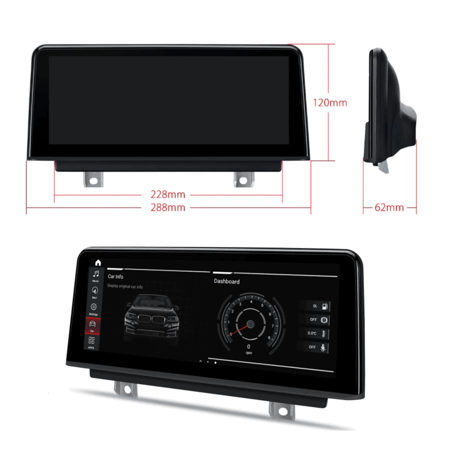 BMW | 3 & 4 Serie F30 F31 F32 | Apple Carplay & Android Auto | 32GB